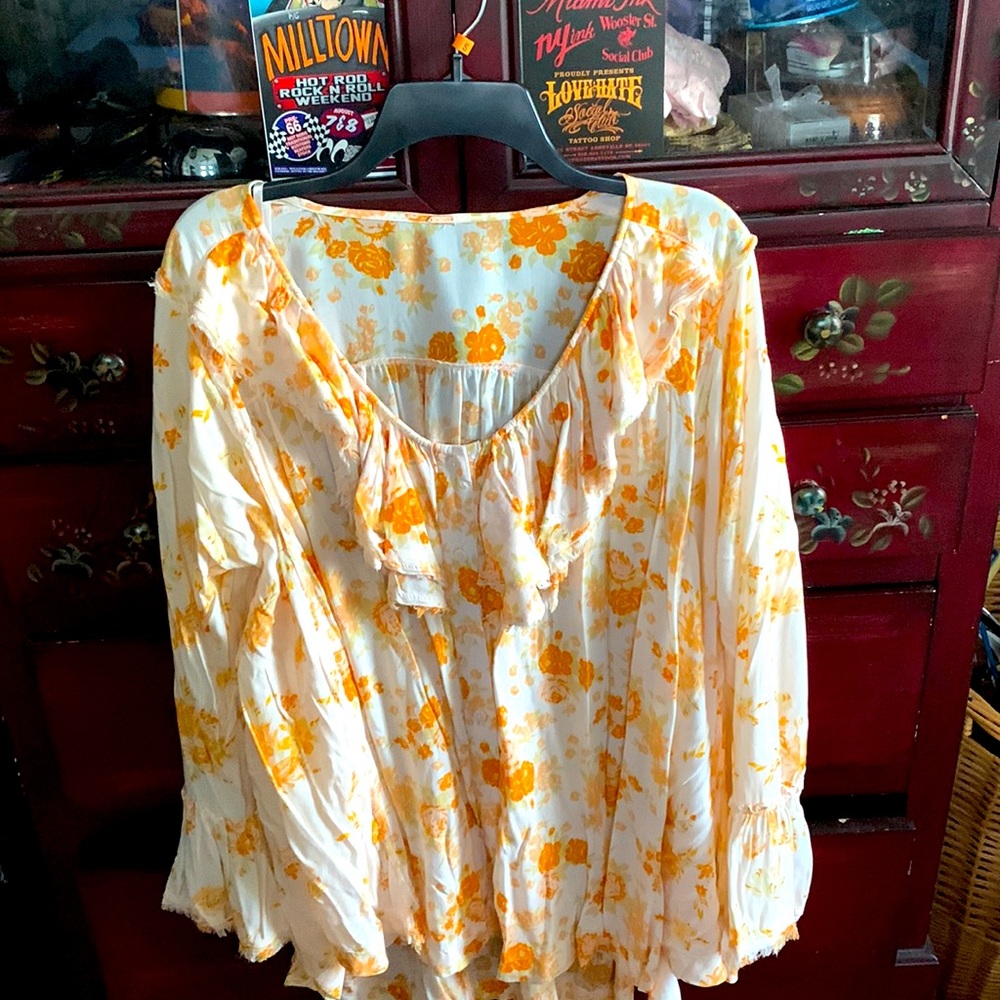 Free people peasant blouse